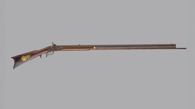 Henry Leman Lancaster Percussion Trade Rifle 42” Barrel - Image 4 of 8