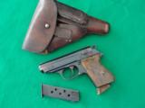 Walther PPK Pre War .32 NICE! w/ Holster CA OK! - 1 of 15
