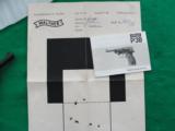 Walther P38 Post War Commercial 9mm UNFIRED, CA OK - 9 of 10