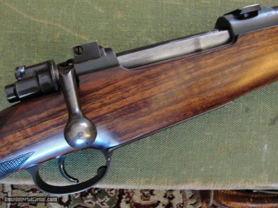 WJ Jeffery 375 H&H Magnum Bolt Rifle, Scoped, Cased