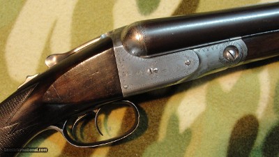 Parker GH Damascus 12ga 32" Barrels, Fishtail, Antique, Nice!