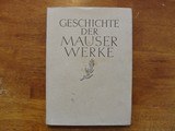 Mauser Jubilee Book "Geschichte Der Mauser Werke" Original from 1938 - 1 of 15