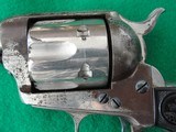 Colt SAA 44-40 Nickel 5-1/2" Antique 1884 CA OK - 4 of 15