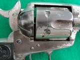 Colt SAA 44-40 Nickel 5-1/2" Antique 1884 CA OK - 6 of 15