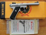 Ruger MKII Stainless Target .22 5-1/2" - 1 of 10