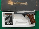 Browning Buck Mark Plus .22 Pistol 5-1/2" w/Box, Nice! CA OK - 1 of 12