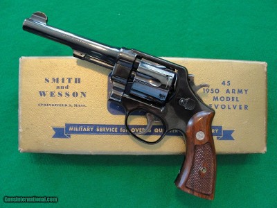 S&W Model 22 45acp 45 CAL. Model 1950 Dual Marked! Box! CA OK!