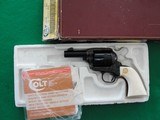 Colt SAA Sheriffs Model 44-40 cal 3" IVORIES, w/Box, CA OK!