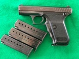 HK P7 M8 Heckler & Koch P7M8 9mm Pistol w/4 mags Nice! CA OK! - 1 of 10