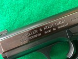 HK P7 M8 Heckler & Koch P7M8 9mm Pistol w/4 mags Nice! CA OK! - 3 of 10