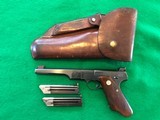 Colt Woodsman Elephant Ear Match Target 1939 w/Holster - 1 of 15