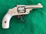 S&W Safety Hammerless 32 Nickel Mother of Pearl NICE! CA OK! - 3 of 10