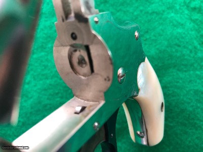 S&W Safety Hammerless 32 Nickel Mother of Pearl NICE! CA OK! - Image 9 of 10