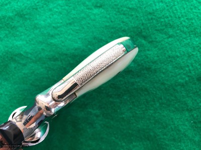 S&W Safety Hammerless 32 Nickel Mother of Pearl NICE! CA OK! - Image 5 of 10