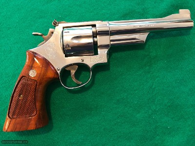 S&W NICKEL Model 27 27-2 TTT 357 6