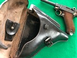 Luger 9mm Mauser S/42 w/Holster, Nice! CA Sale OK! - 11 of 14