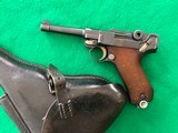 Luger 9mm Mauser S/42 w/Holster, Nice! CA Sale OK! - 1 of 14