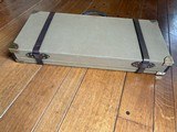 Double Rifle Trunk Case, Wood and Canvas - 7 of 7