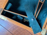 Huey Double Rifle Oak and Leather Trunk Case - 4 of 11
