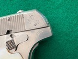 Colt 1908 Nickel 380 Pistol, MOP Grips, Nice! CA OK! - 3 of 9