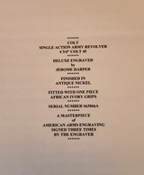 Rare Colt SAA 45LC Engraved Antique Nickel 4.75" - 16 of 20