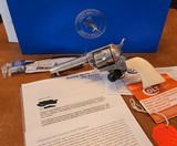 Rare Colt SAA 45LC Engraved Antique Nickel 4.75" - 1 of 20