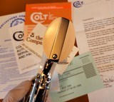 Colt SAA .45LC Nickel Finish 4 3/4" Barrell 3rd Gen 1992 Dated - 19 of 20