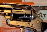 Colt Single Action Army 4.75" Barrel Bright Nickel Finish NIB - 18 of 20