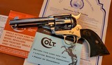 Colt Single Action Army 4.75" Barrel Bright Nickel Finish NIB - 5 of 20