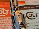 Colt Single Action Army 4.75" Barrel Bright Nickel Finish NIB - 19 of 20
