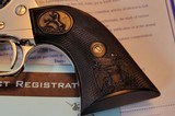 Colt Single Action Army 4.75" Barrel Bright Nickel Finish NIB - 12 of 20