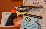 Colt Single Action Army 4.75" Barrel Bright Nickel Finish NIB - 10 of 20