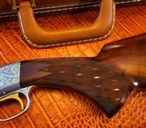 BROWNING BELGIUM SA 22 GRADE III ENGRAVED COLLECTORS W/ CASE WHEEL SIGHT BROWNING ATD GRADE III SA-22 - 5 of 19