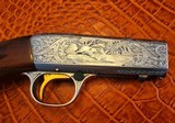 BROWNING BELGIUM SA 22 GRADE III ENGRAVED COLLECTORS W/ CASE WHEEL SIGHT BROWNING ATD GRADE III SA-22 - 10 of 19
