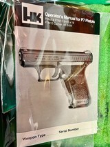 Rare! Heckler & Koch P7 M10 LE Pistole CAT. 7454 W/ Custom Walnut HK Case - 11 of 20