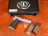 NICE! STI INTERNATIONAL MODEL 2011 BEDELL CUSTOM SLIDE SCHUEMANN CLASSIC BARREL 40 S&W NEW MBX MAGS - 1 of 20