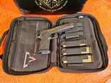 TARAN TACTICAL TTI JW3 COMBAT MASTER 9MM SIGHT-BLOCK CUSTOM DISPLAY CASE TARAN JOHN WICK 3 PISTOL MARFIONE CUSTOM OTF KNIFE STI - 12 of 20