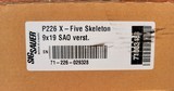 SIG SAUER P226 X-FIVE SKELETON MASTERSHOP PISTOL NIB - 18 of 20