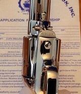 Colt Single Action Army SAA .38-40 Winchester Nickel Finish 4.75