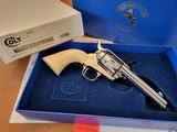 Colt Single Action Army SAA .38-40 Winchester Nickel Finish 4.75