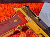 AWESOME SIG SAUER P320 AXG CLASSIC 9MM 2 TONE 24KT GOLD & BLACK CHROME THE TONY MONTANA OF PISTOLS - 1 OZ SILVER SCARFACE - 7 of 20