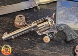Colt Single Action Army Custom Shop Nickel Revolver 45 Colt. 5.5