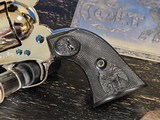 Colt Single Action Army Custom Shop Nickel Revolver 45 Colt. 5.5