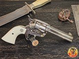 Colt Single Action Army Nickel Revolver .44 Special 4.75