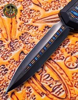 Marfione Custom Knives Atreus D/E DLC Cryo Ice Finish w/Flamed Titanium & Carbon Fiber Inlay, Carbon Fiber Button and Flamed Ti Accents - 11 of 17