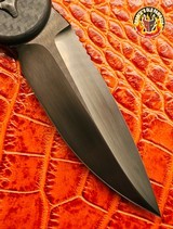 Marfione Custom LUDT Auto Carbon Fiber Handle DLC Satin Finish Carbon Fiber Inlaid Button DLC Ringed Hardware Serial #009 - 14 of 20