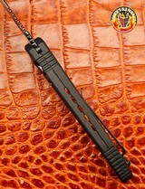 Marfione Custom LUDT Auto Carbon Fiber Handle DLC Satin Finish Carbon Fiber Inlaid Button DLC Ringed Hardware Serial #009 - 13 of 20