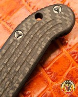 Marfione Custom LUDT Auto Carbon Fiber Handle DLC Satin Finish Carbon Fiber Inlaid Button DLC Ringed Hardware Serial #009 - 5 of 20