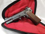 Excellent 1980 Belgium Browning Hi-Power In Pouch - 1 of 5