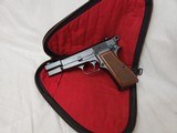 Excellent 1968 Belgium Browning T Series Hi Power In Pouch - 1 of 14